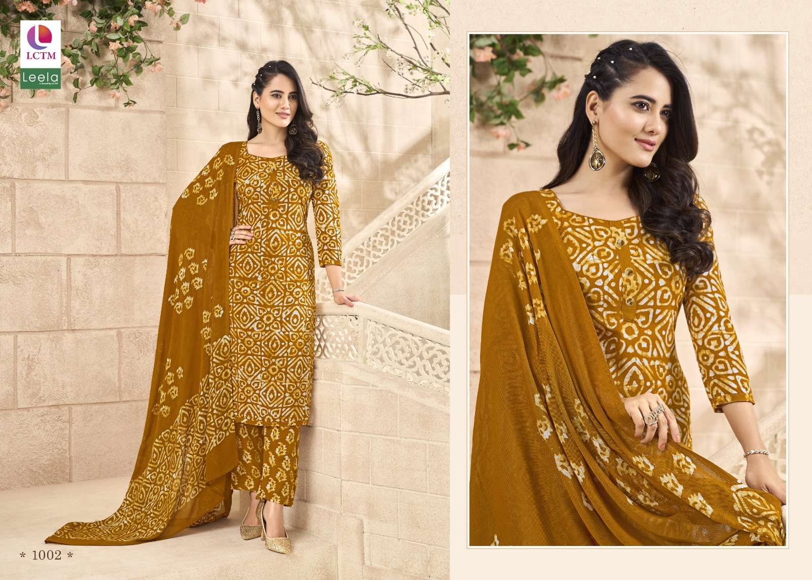 leela aarzu cotton gorgeous look salwar suit catalog