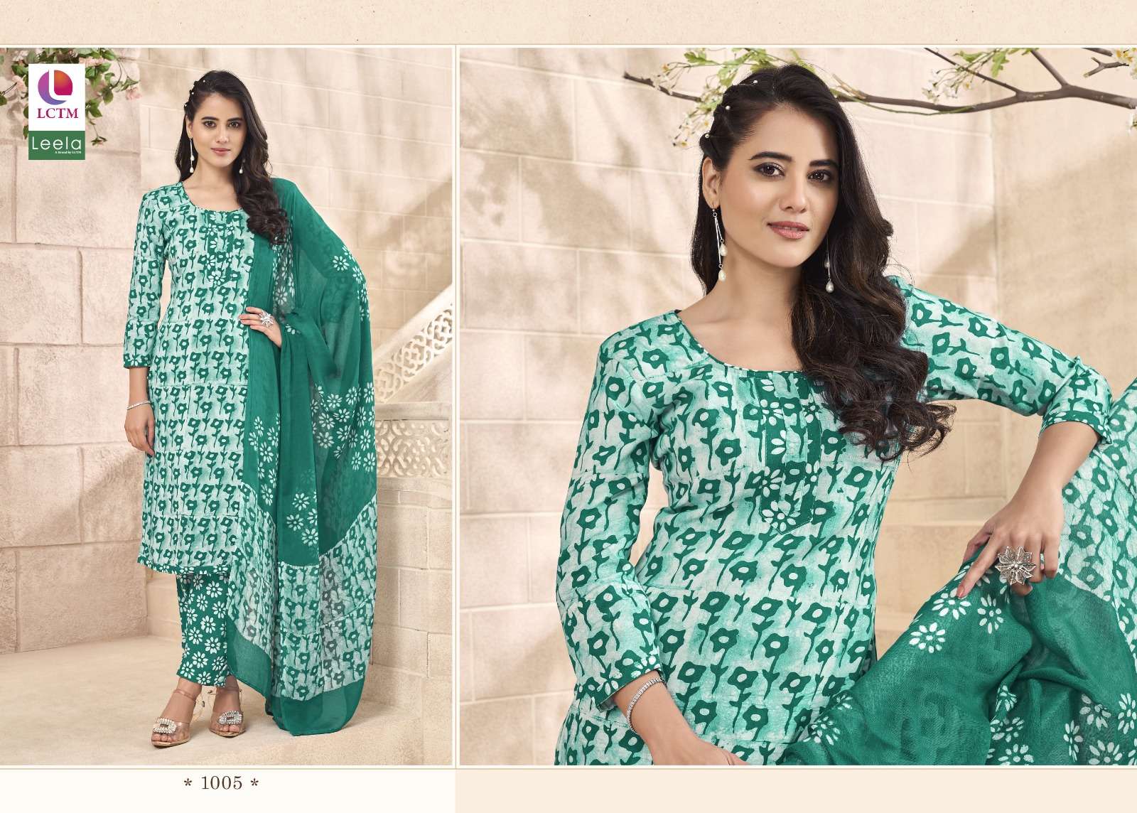 leela aarzu cotton gorgeous look salwar suit catalog