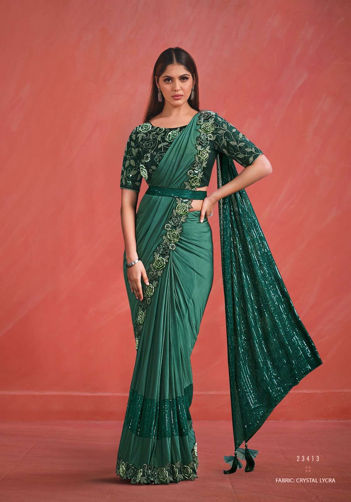 mahotsav mohmanthan satin silk attrective look saree catalog