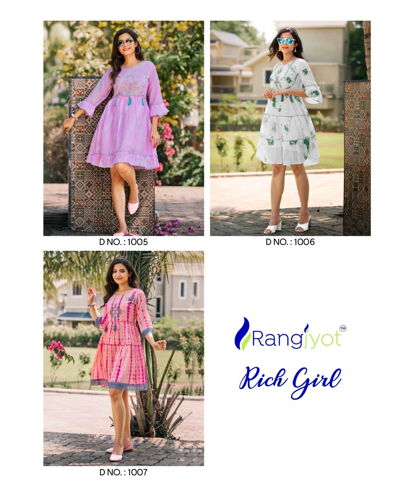 rangjyot richgirl cotton mul decent look tops catalog