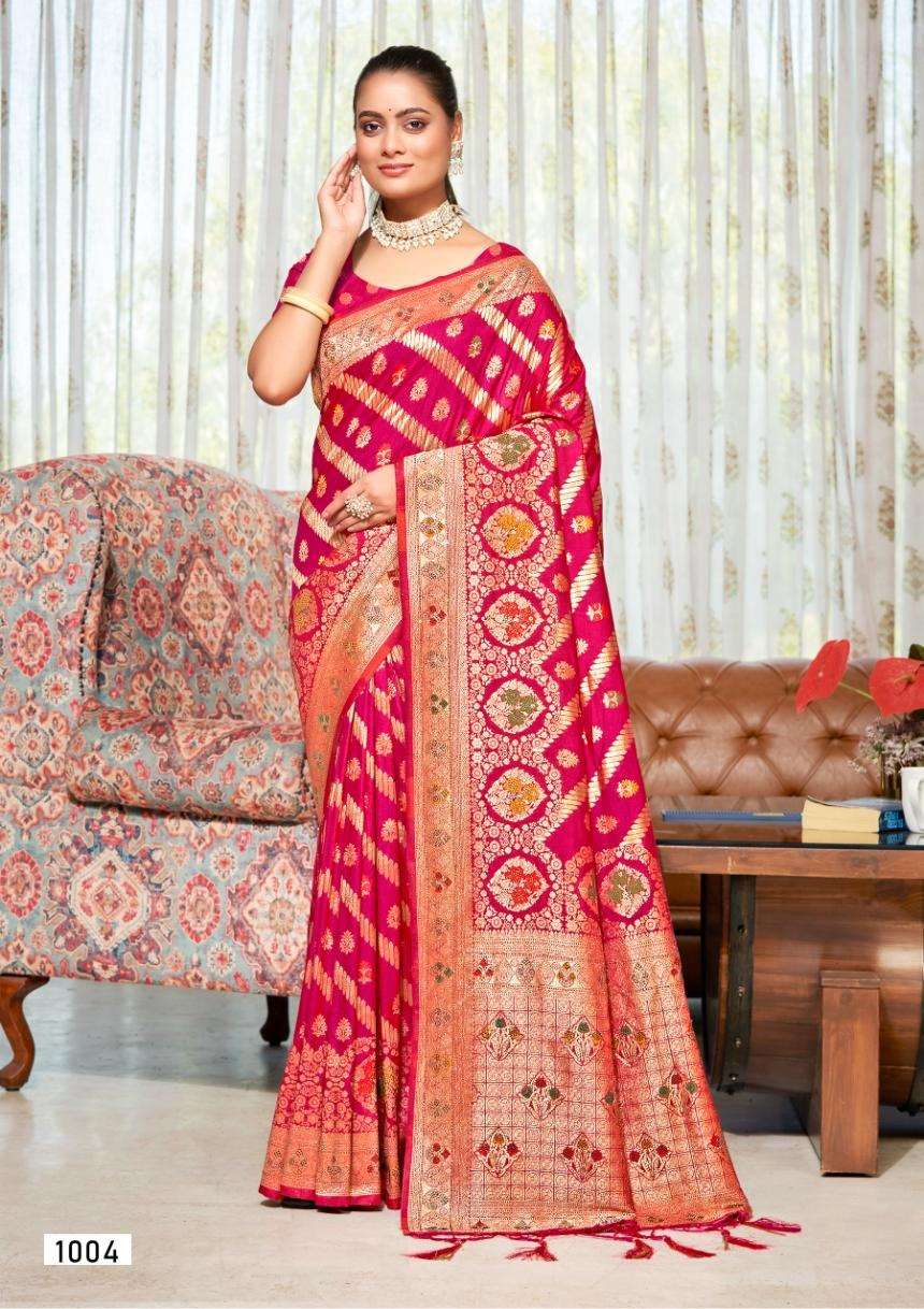 sangam prints bunawat akriti vol 7 silk exclusive look saree catalog