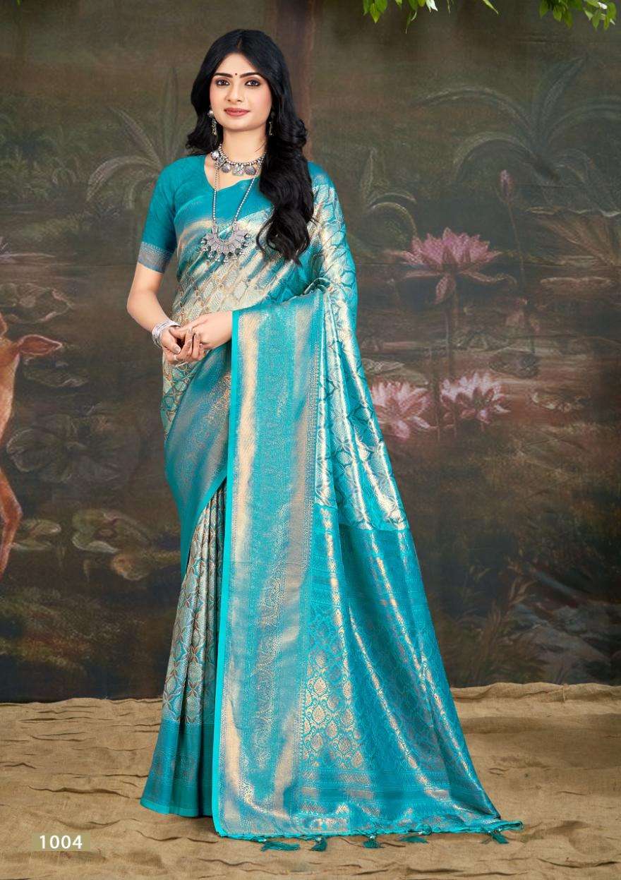 sangam prints bunawat Kalanidhi 03 Kanjivaram Silk exclusive look saree catalog