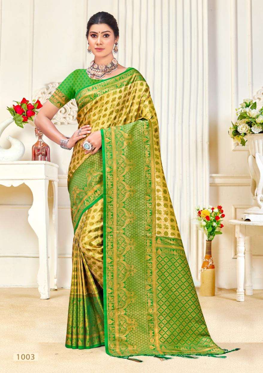 sangam prints bunawat kalanidhi 04 kanjivaram silk catchy look saree catalog