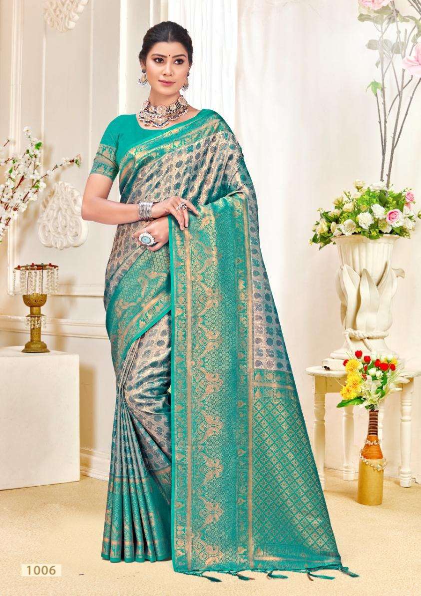 sangam prints bunawat kalanidhi 04 kanjivaram silk catchy look saree catalog