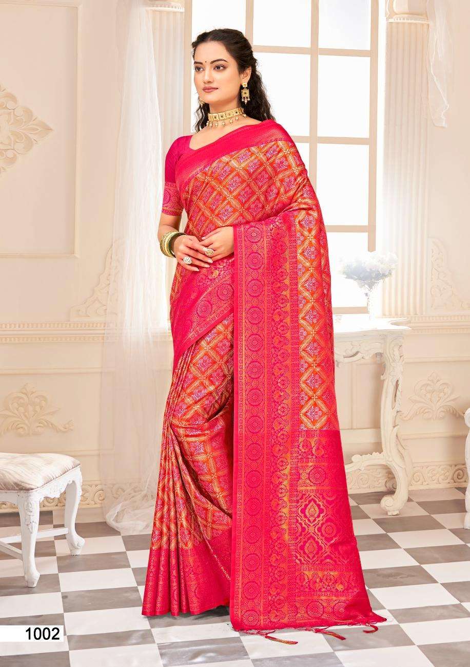 sangam prints bunawat Kalanidhi 06 kanjivaram silk exclusive look saree catalog