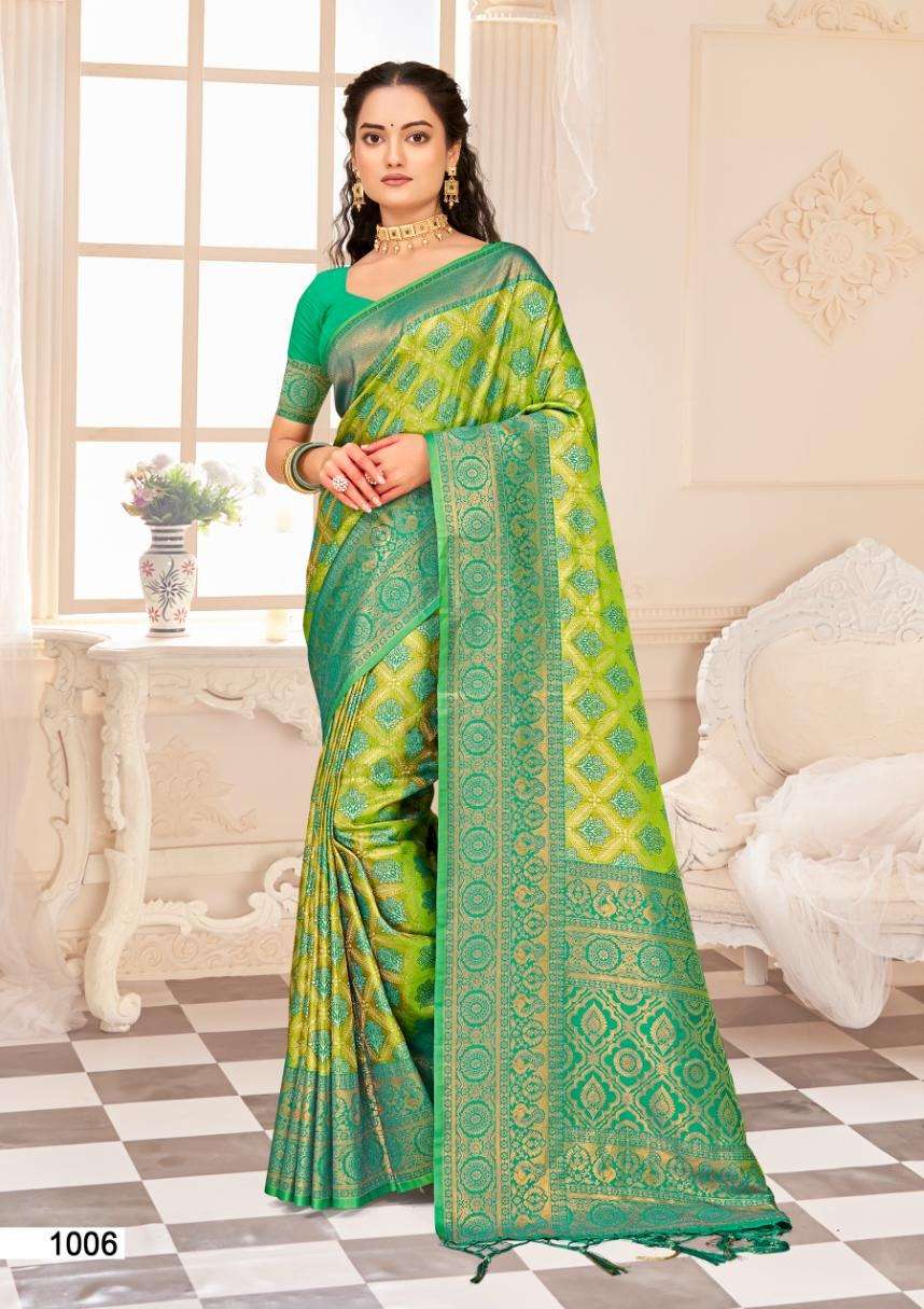 sangam prints bunawat Kalanidhi 06 kanjivaram silk exclusive look saree catalog