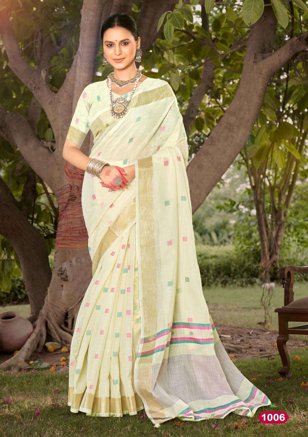 sangam prints bunawat Padmalekha cotton  exclusive look saree catalog