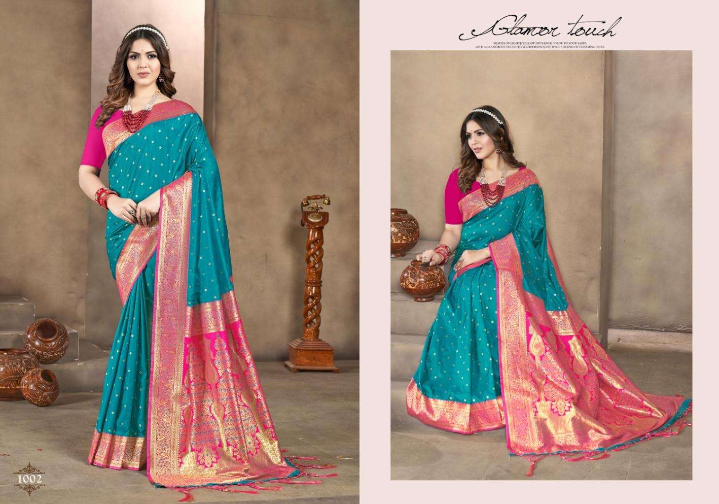 sangam prints bunawat priya vadhu silk exclusive look saree catalog