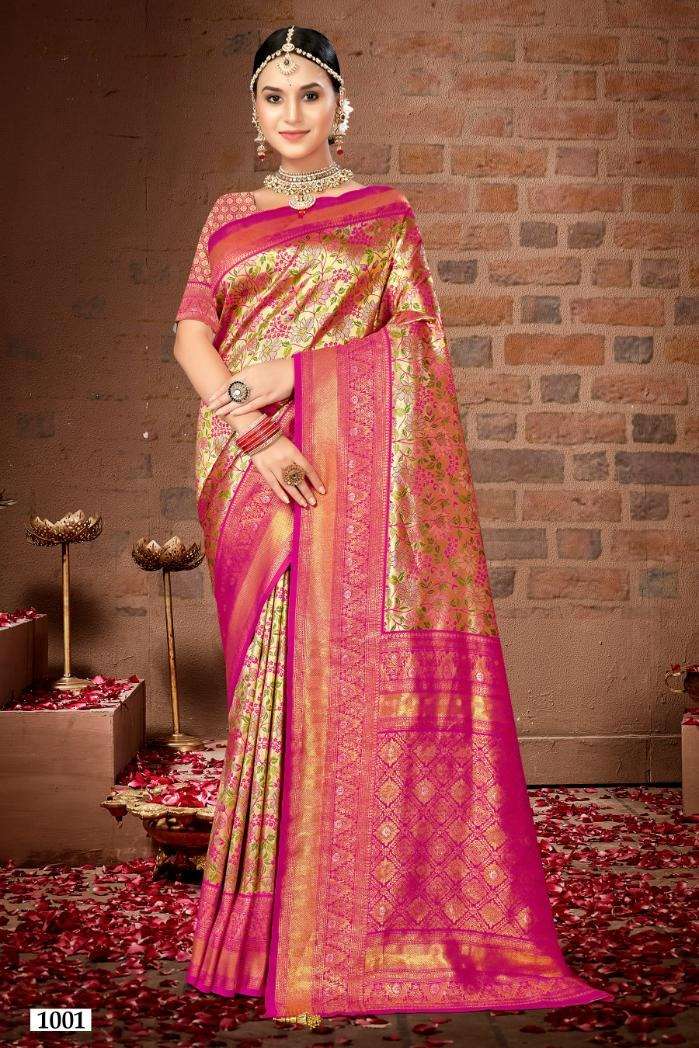 sangam prints bunawat sheela vol 2 silk catchy look saree catalog