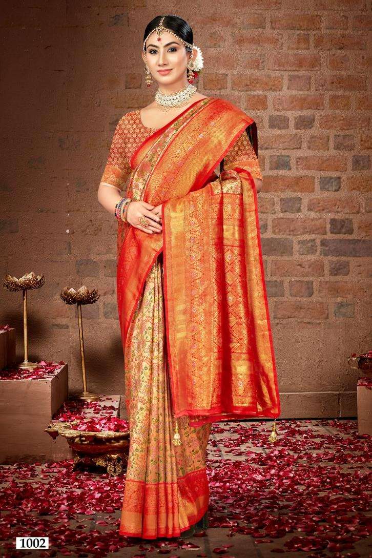 sangam prints bunawat sheela vol 2 silk catchy look saree catalog