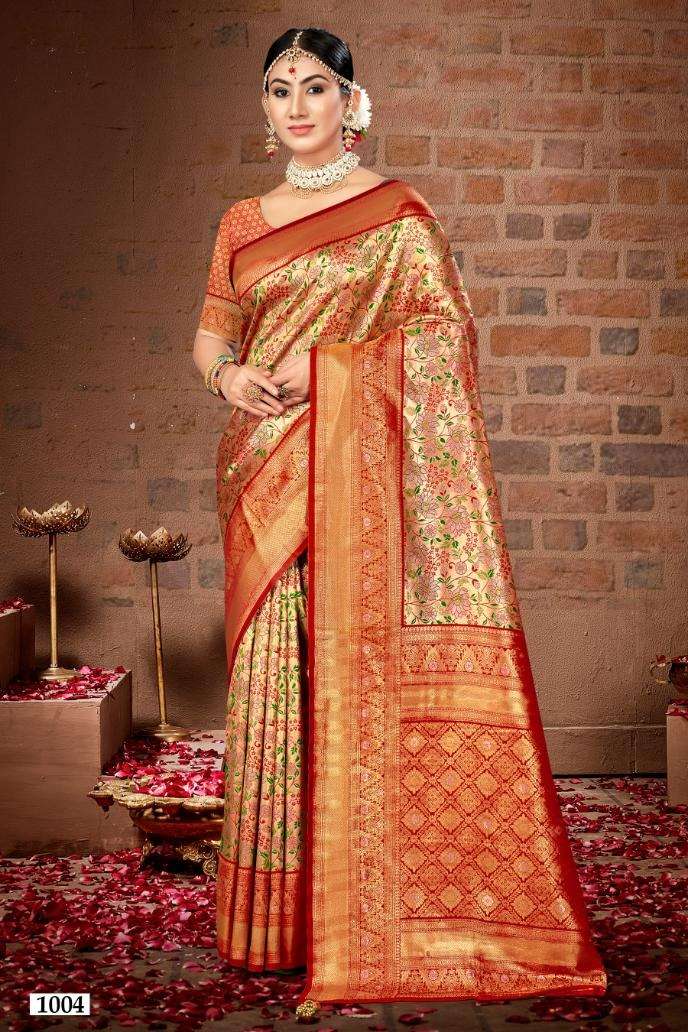 sangam prints bunawat sheela vol 2 silk catchy look saree catalog