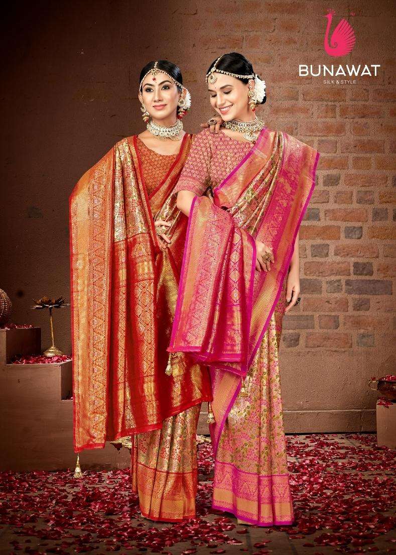 sangam prints bunawat sheela vol 2 silk catchy look saree catalog