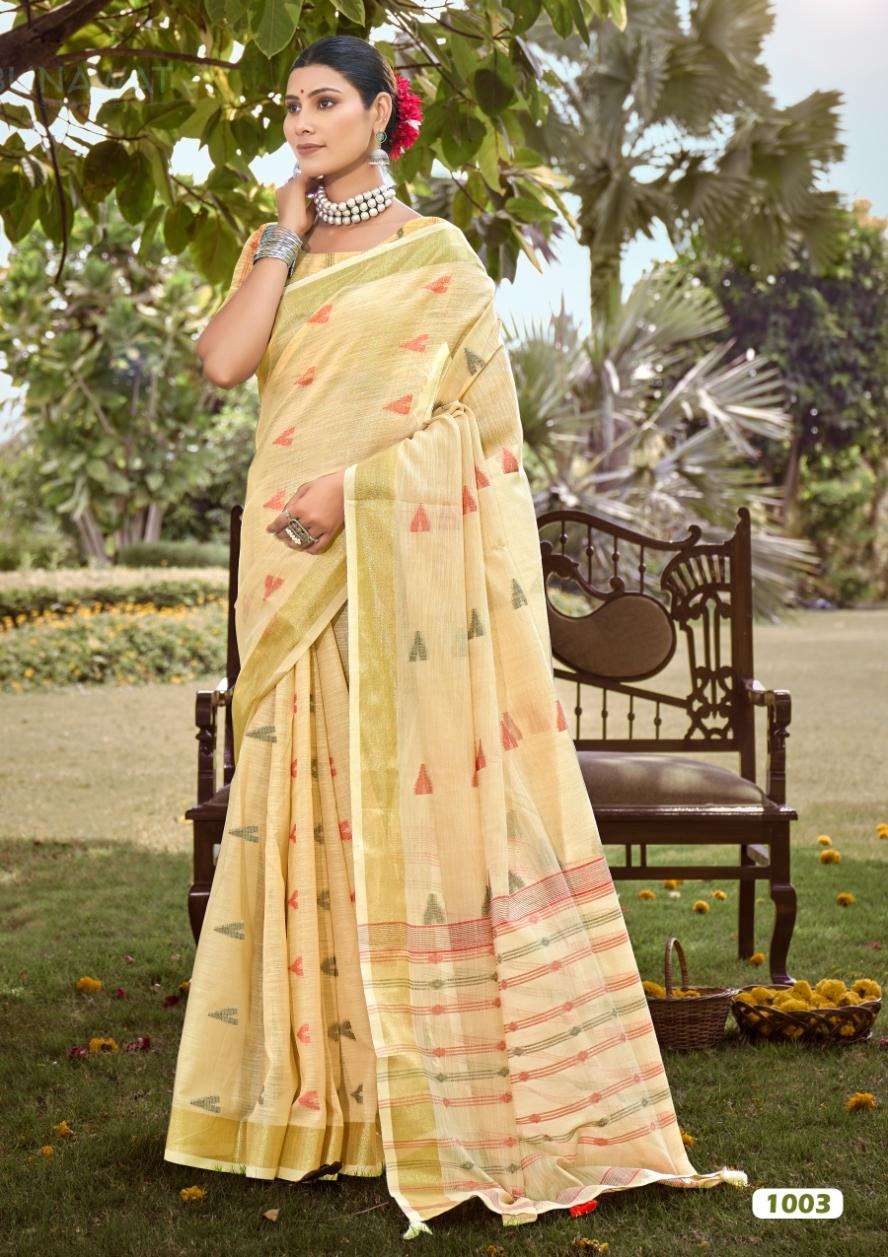 sangam prints bunawat  Surmaai cotton exclusive look saree catalog