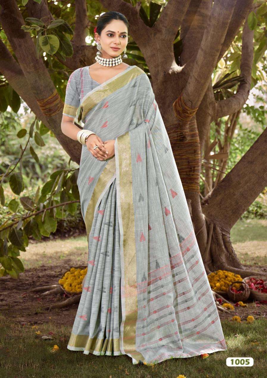 sangam prints bunawat  Surmaai cotton exclusive look saree catalog