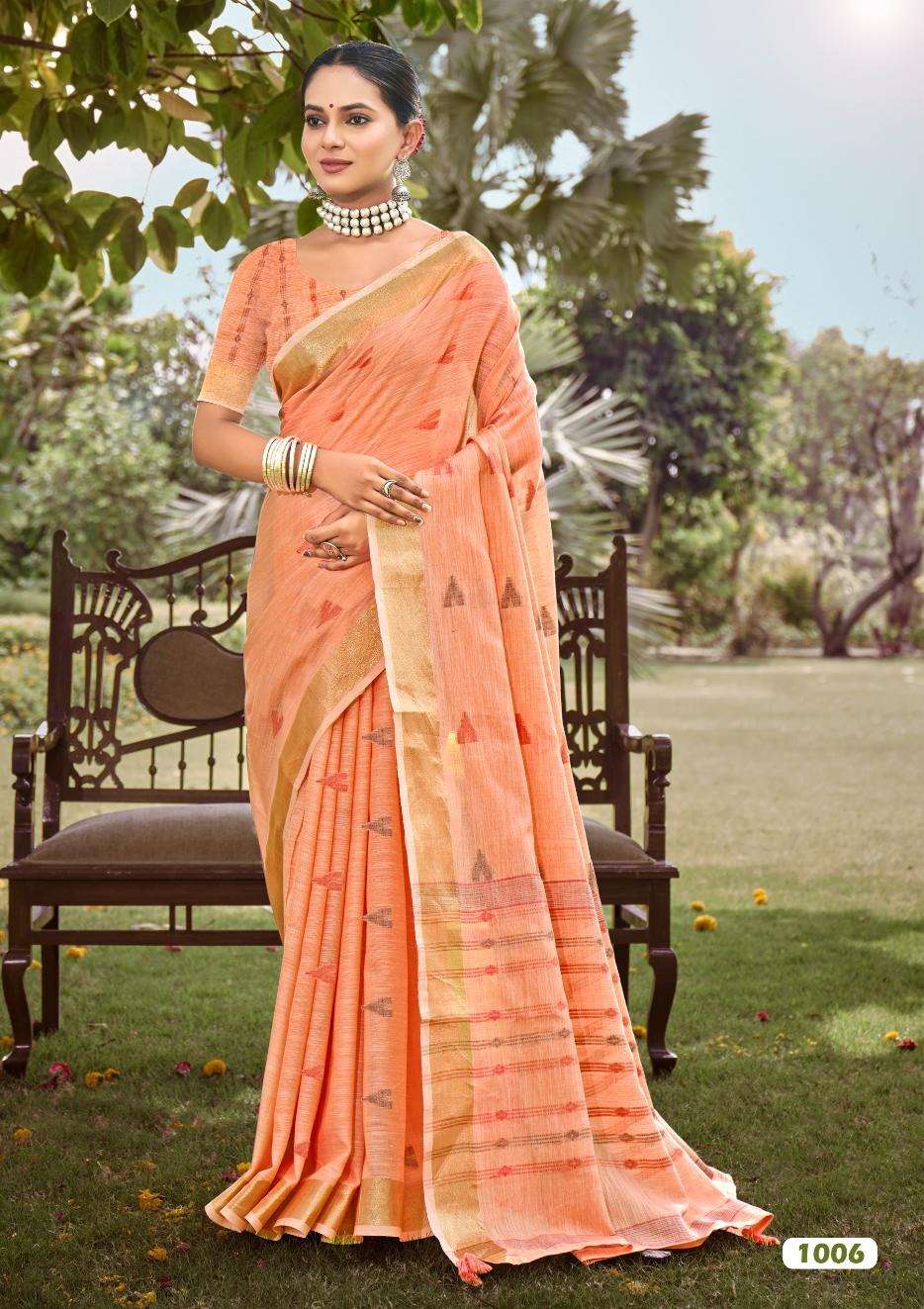 sangam prints bunawat  Surmaai cotton exclusive look saree catalog