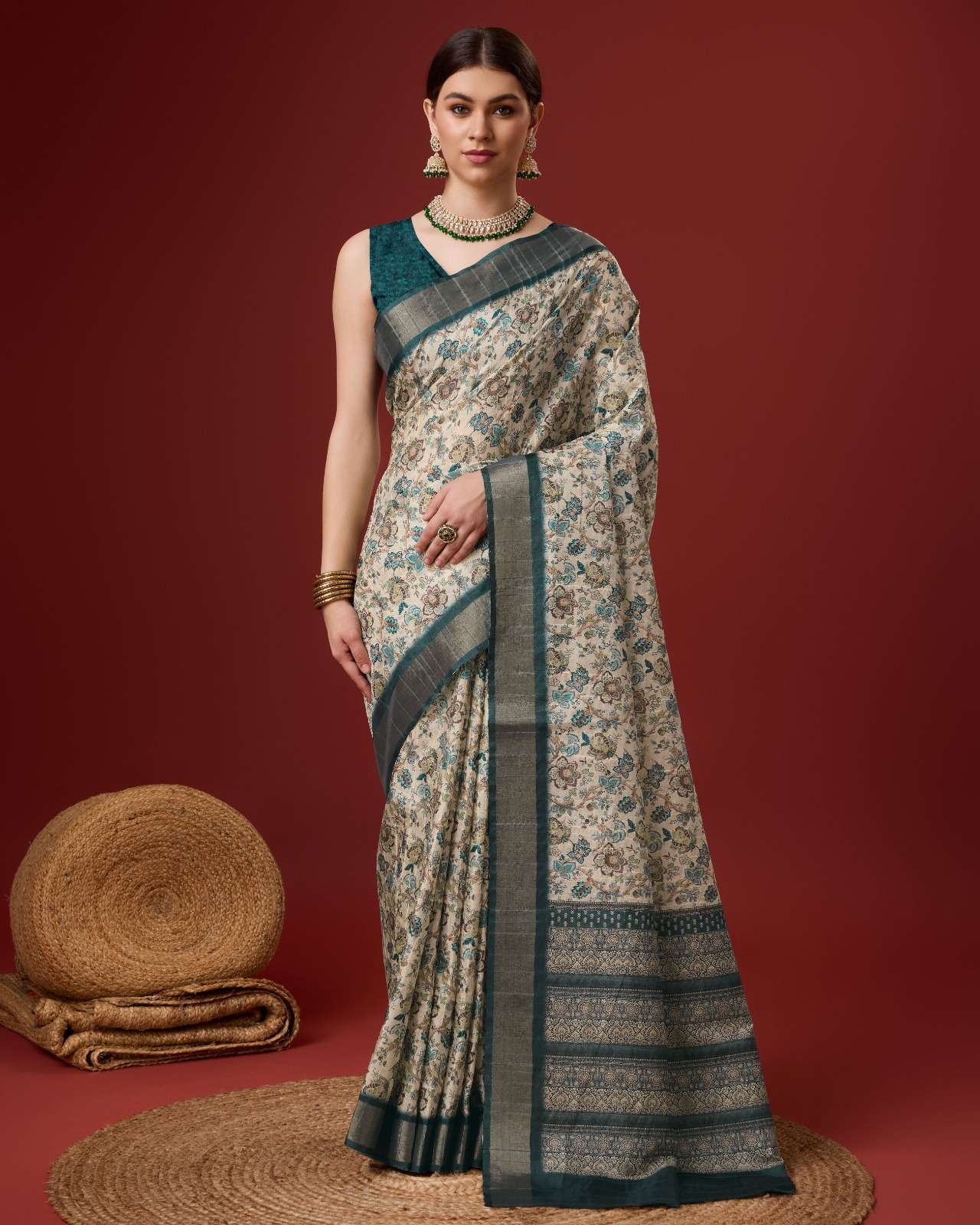 sangam prints bunawat vantara vol 2 cotton jari exclusive look saree catalog