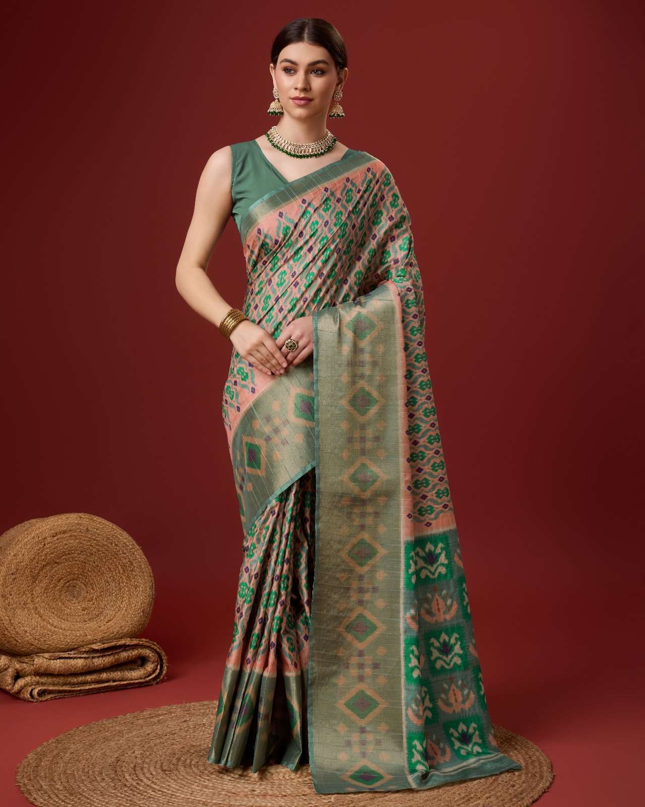 sangam prints bunawat vantara vol 4 cotton elegant saree catalog