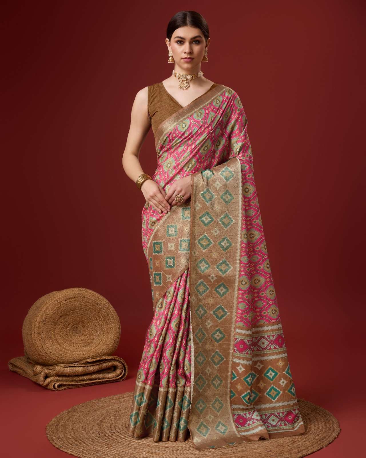 sangam prints bunawat vantara vol 4 cotton elegant saree catalog