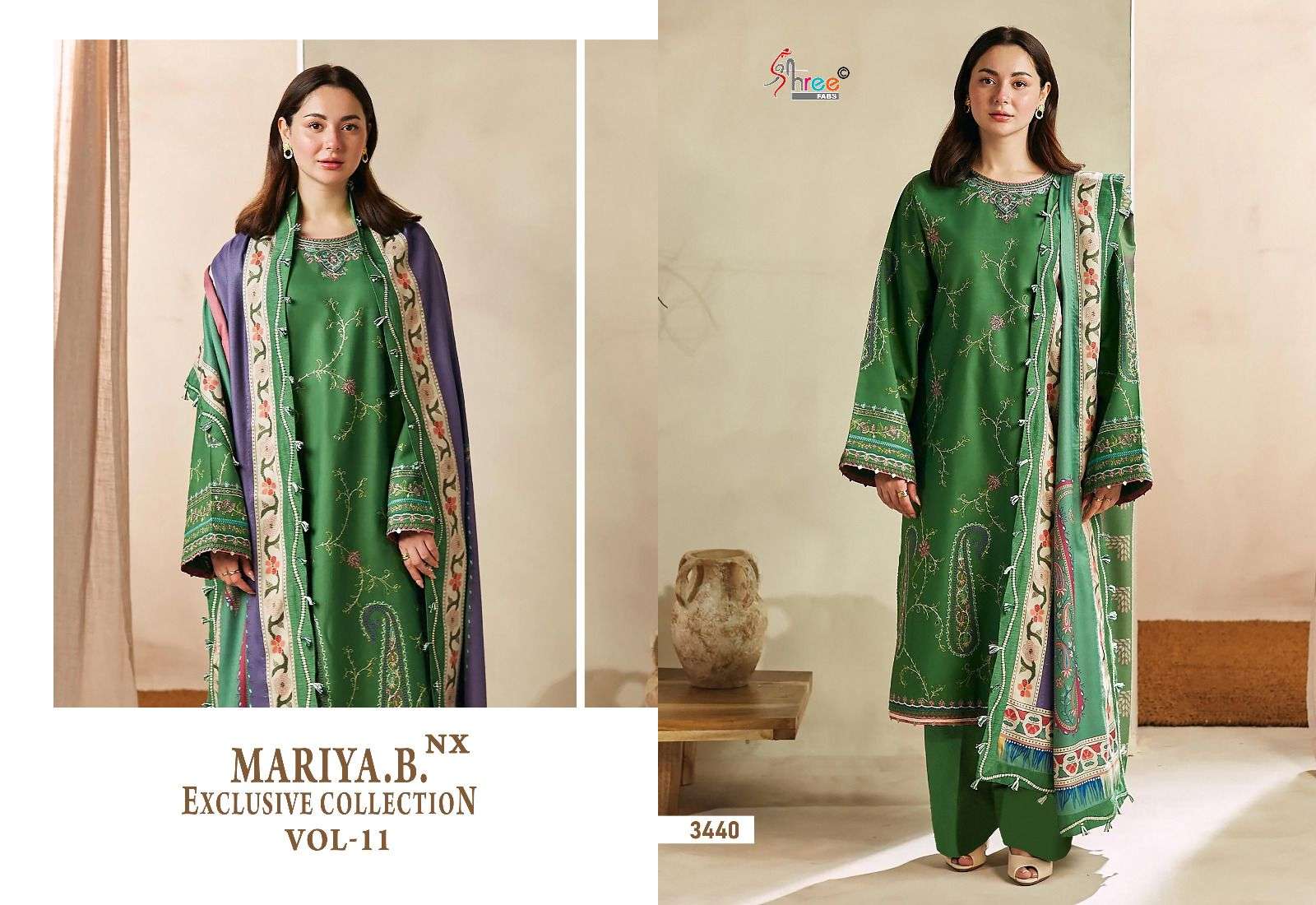 shree fabs mariab exclusive collection vol 11 cotton decent look salwar suit with shiffon dupatta catalog