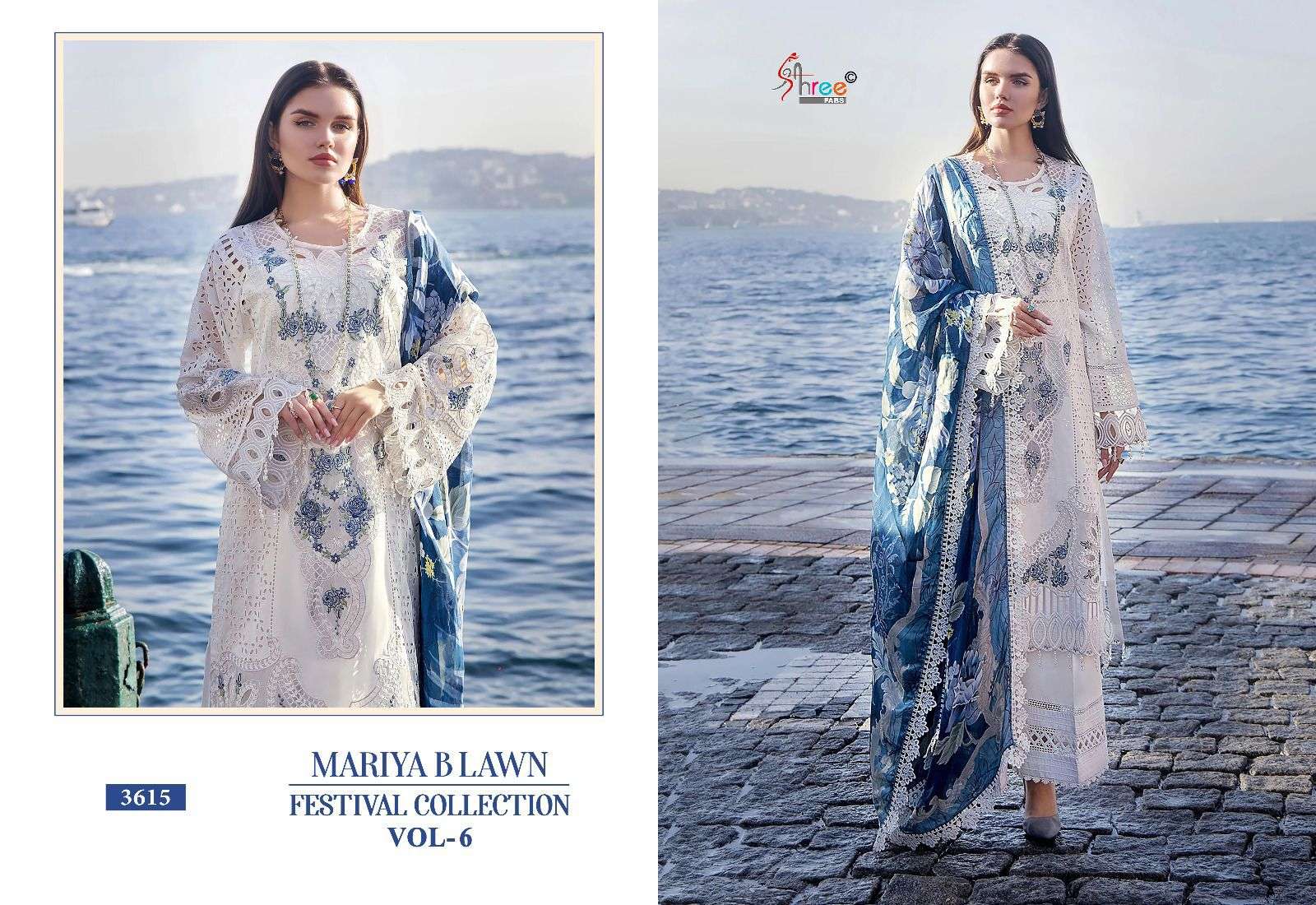 shree fabs mariya b lawn festival collection  vol 6 lawn cotton decent look salwar suit with cotton dupatta catalog