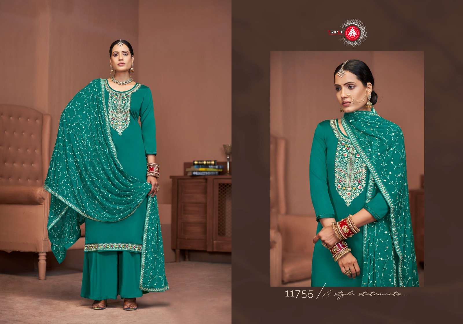 triple aaa keerat edition 7 jam cotton exclusive look salwar suit catalog