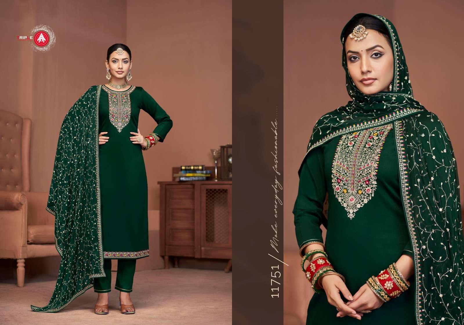 triple aaa keerat edition 7 jam cotton exclusive look salwar suit catalog