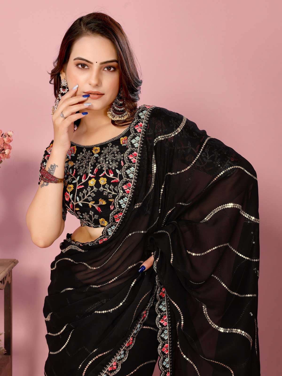 vivera balaji 2 rangoli silk catchy look saree catalog