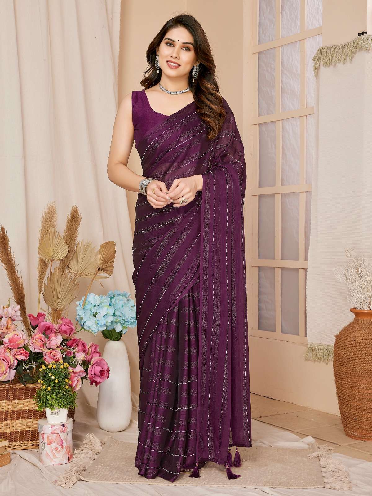 vivera Bombay rimjhim  silk regal look saree catalog