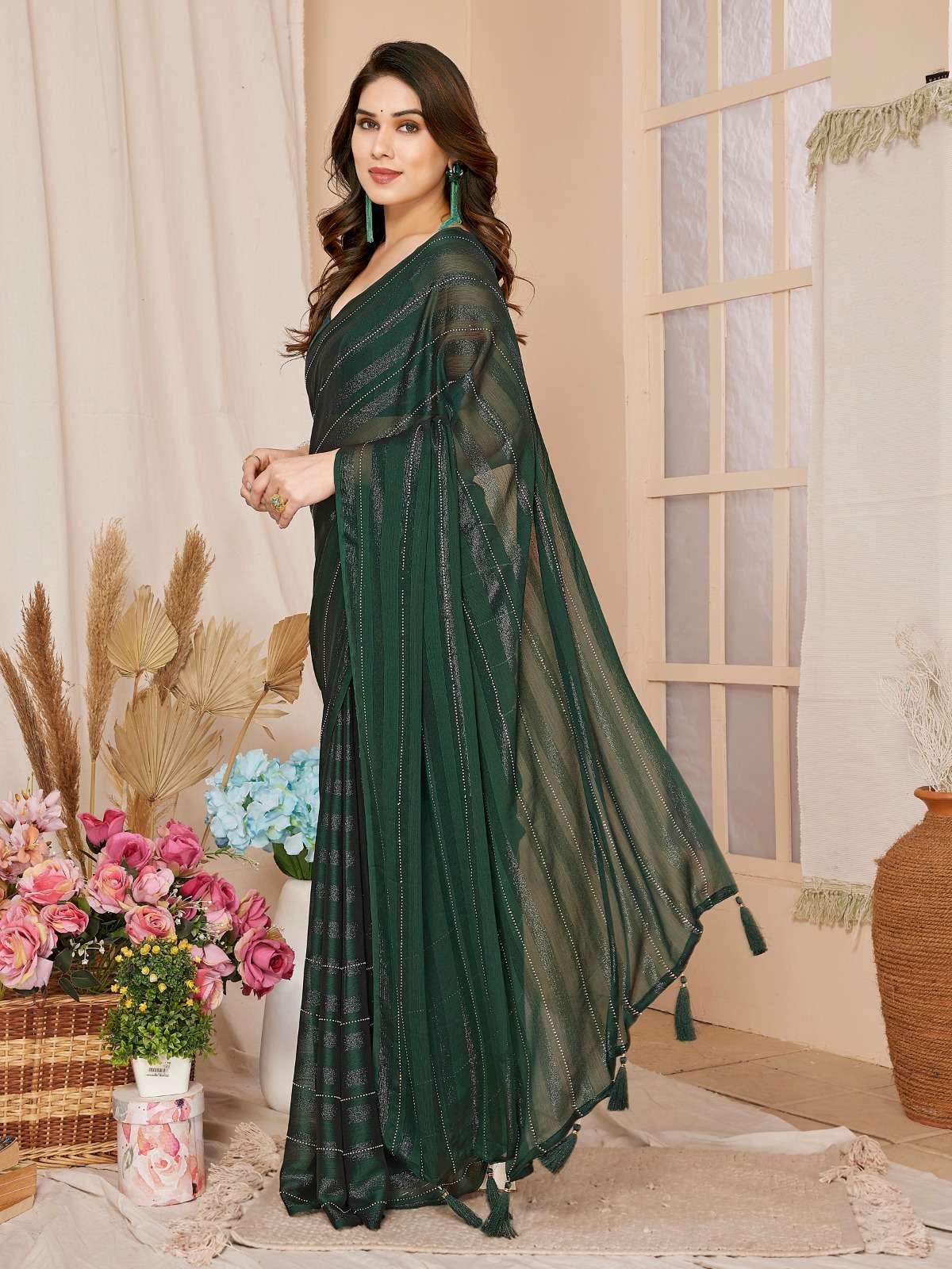 vivera Bombay rimjhim  silk regal look saree catalog