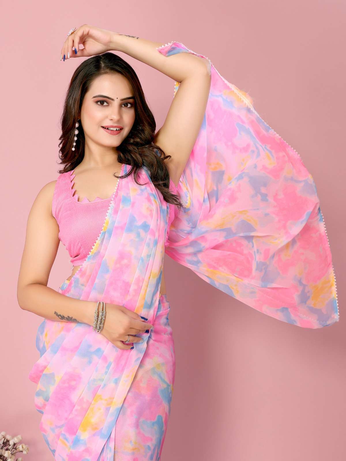 vivera rakul 2 Soft Georgette regal look saree catalog