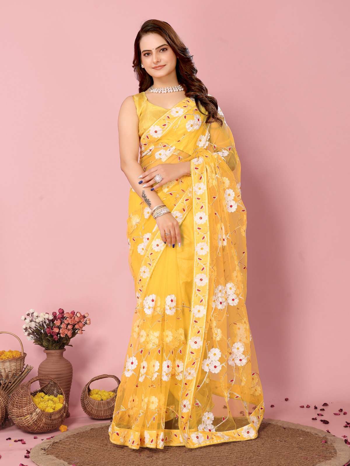 vivera vaamika 18 soft net decent look saree catalog