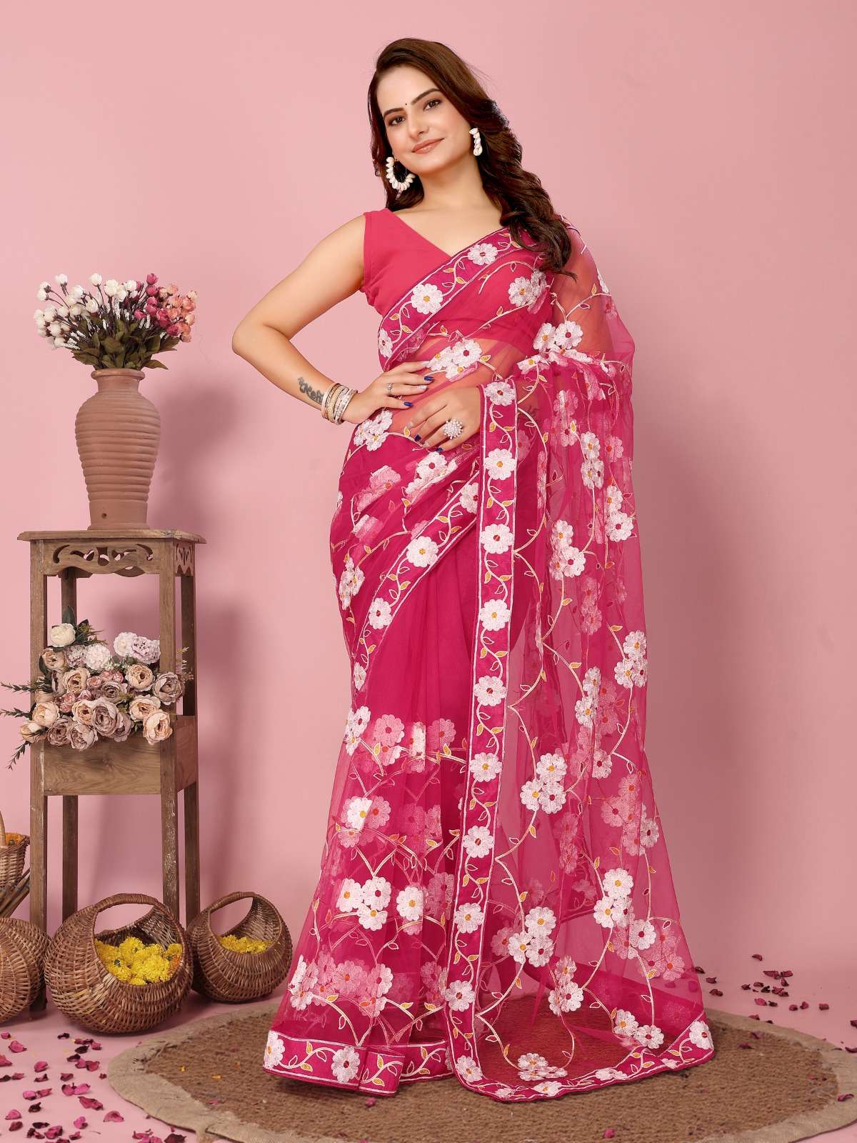 vivera vaamika 18 soft net decent look saree catalog