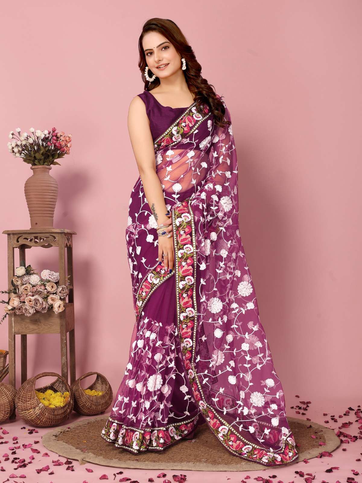 vivera vaamika 19 soft net attractive look saree catalog