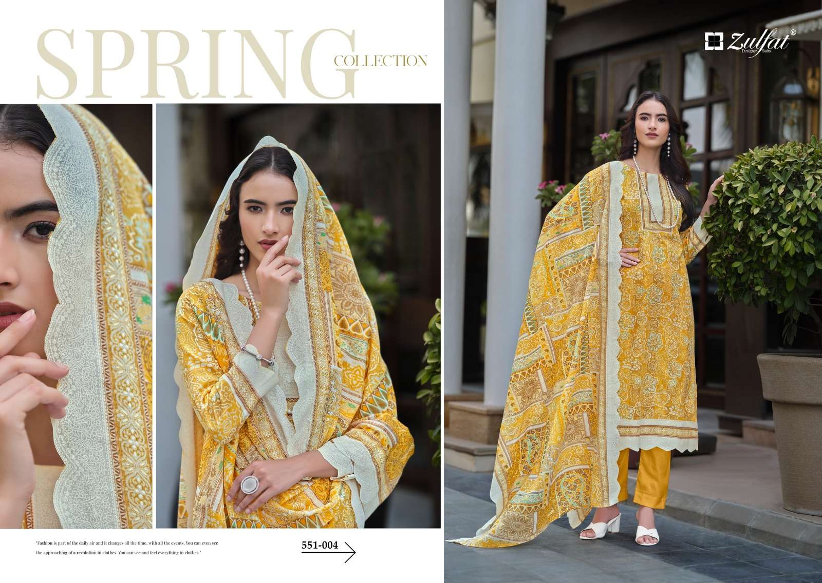 zulfat designer suits farhana vol 7 cotton exclusive look salwar suit catalog