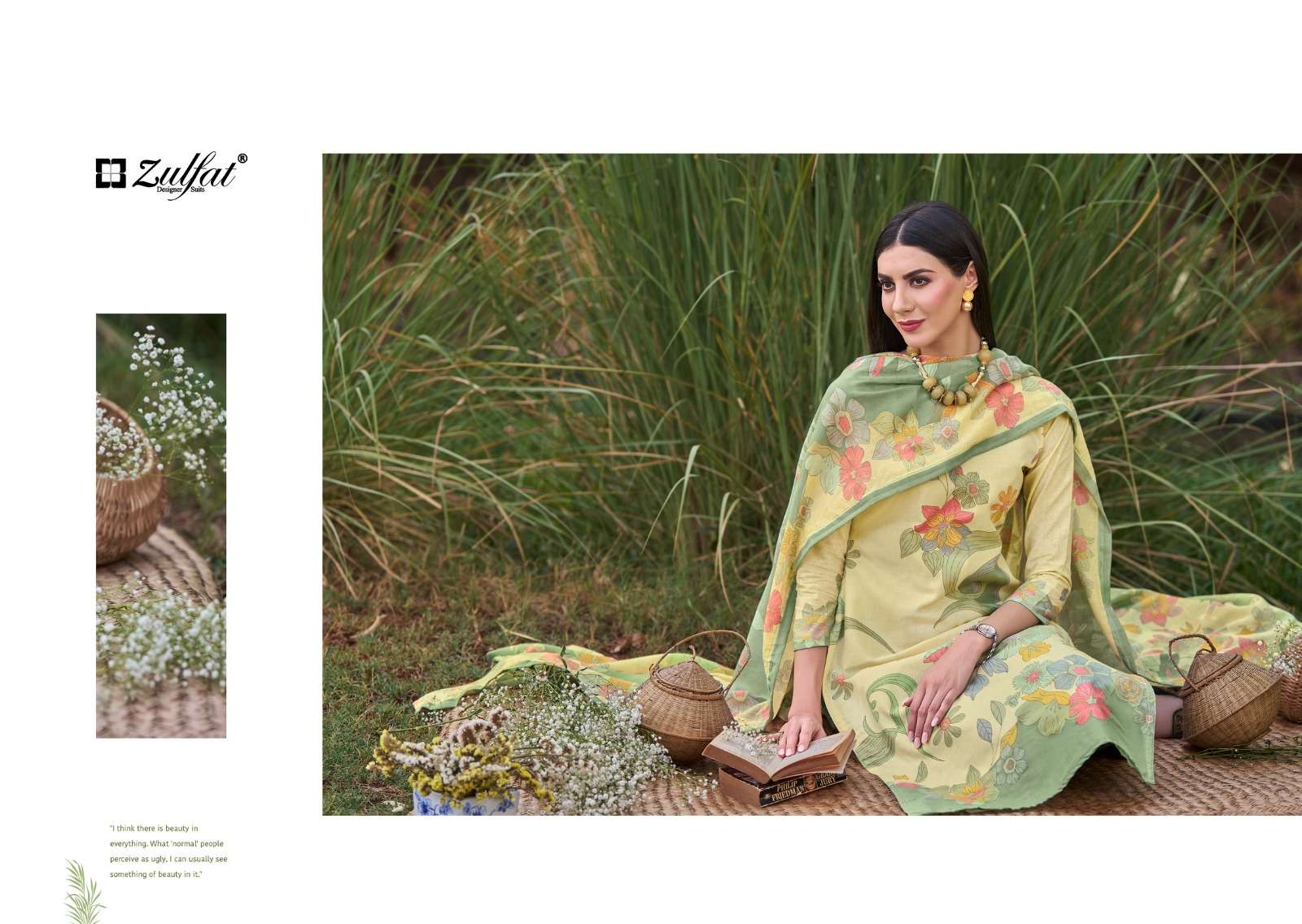 zulfat designer suits hakoba vol 2 cotton regal look salwar suit catalog