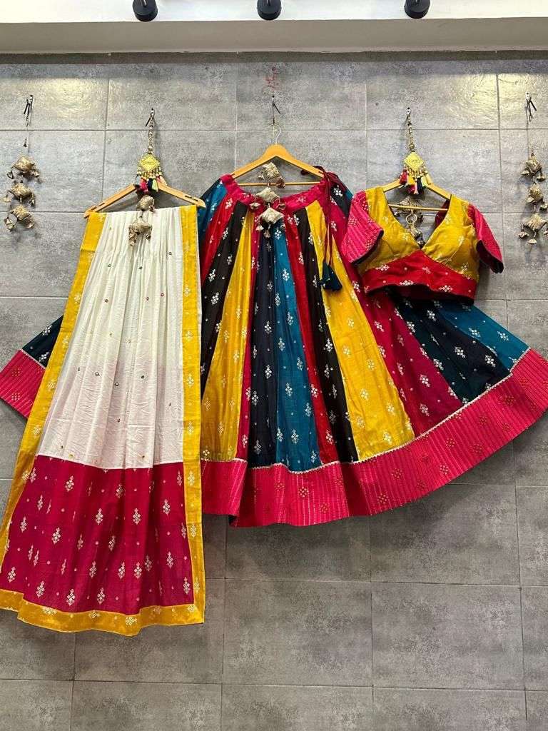 aawiya officeal  awy 7067  cotton festive look lehenga single