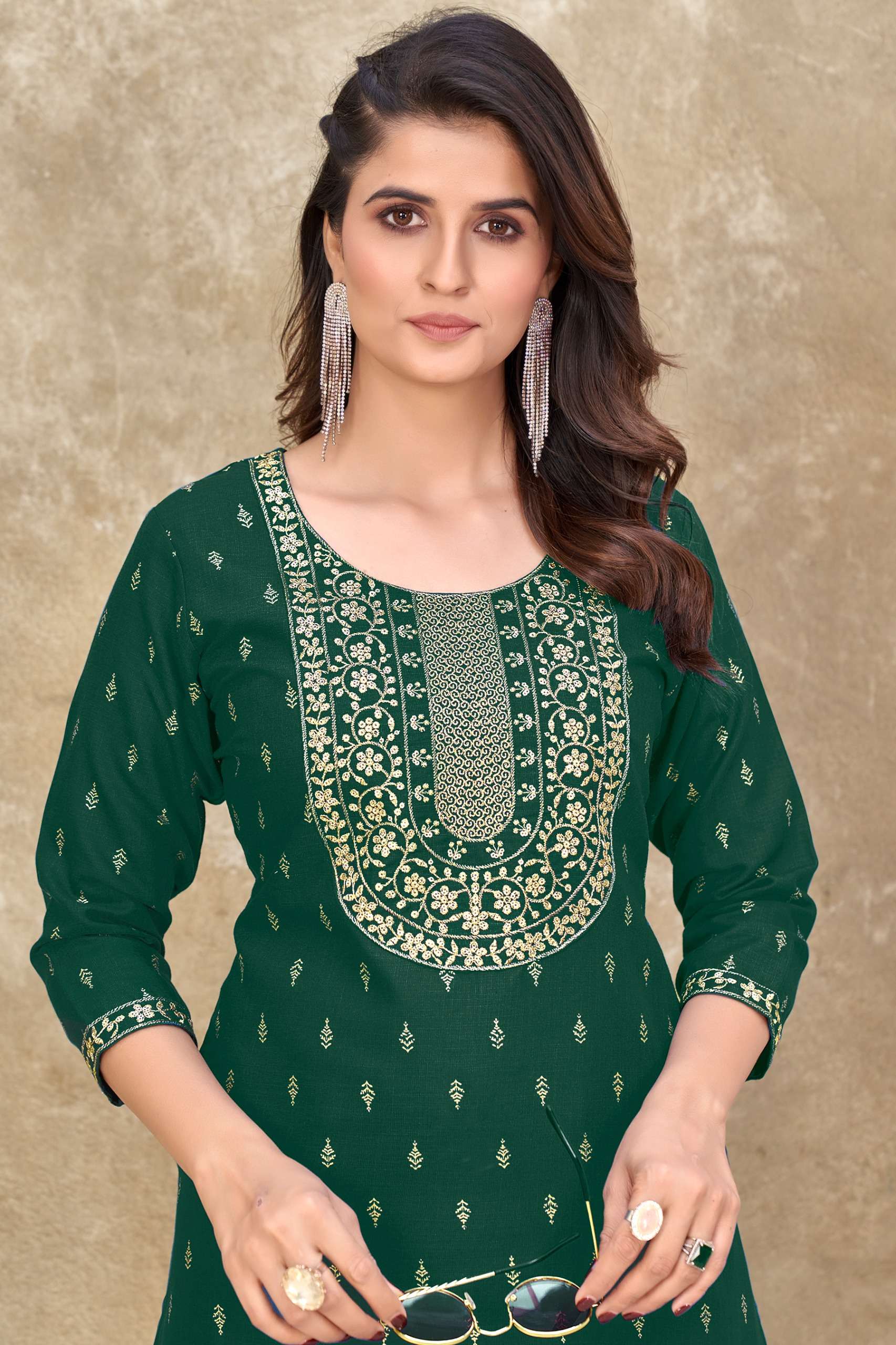 banwery fashion keerthi magic slub innovative look kurti catalog