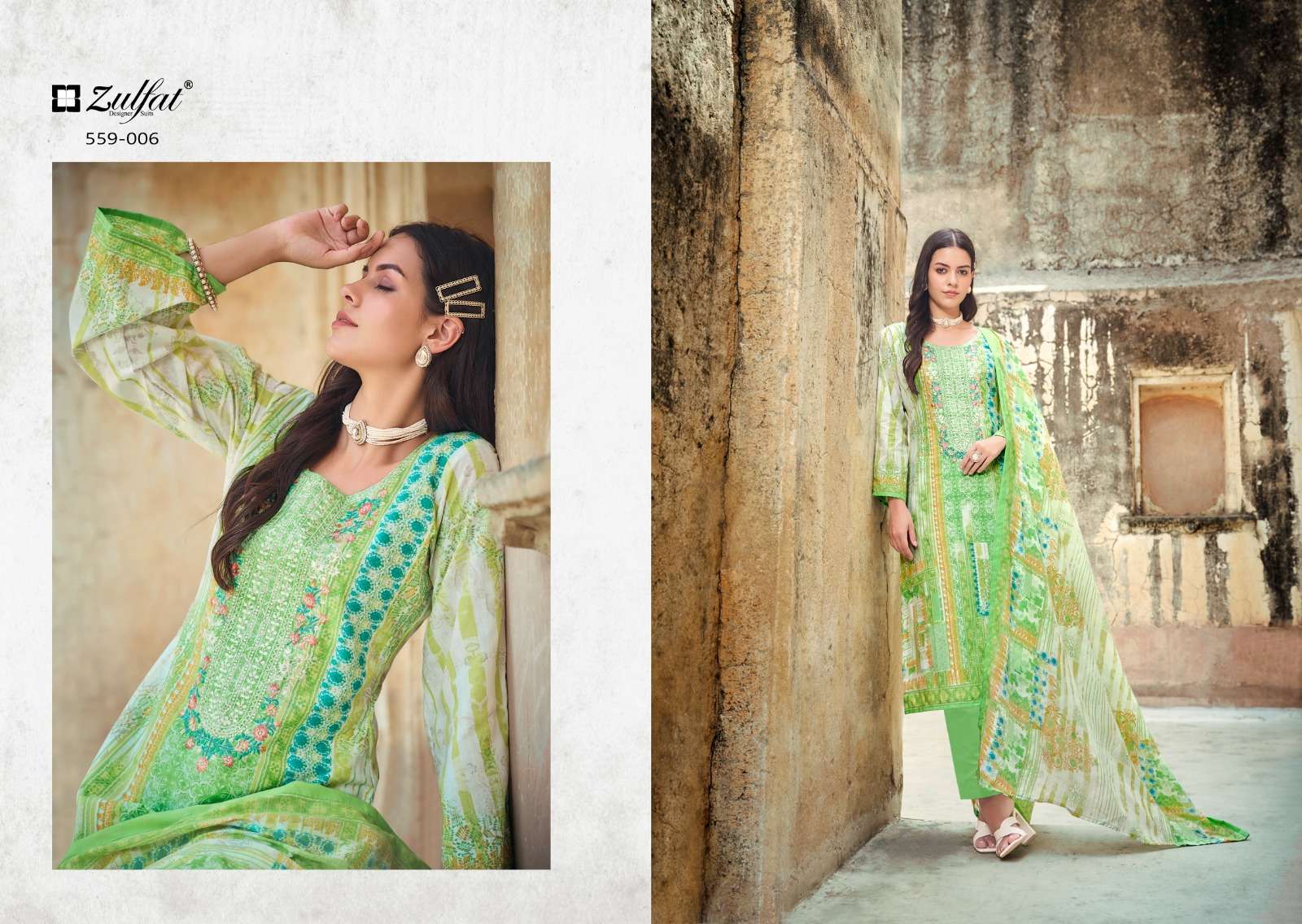 belliza designer studio rozeen cotton catchy look salwar suit catalog