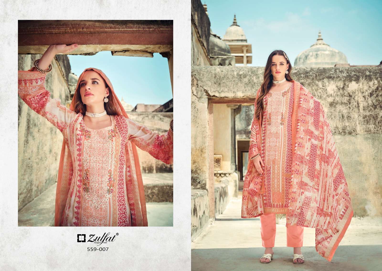 belliza designer studio rozeen cotton catchy look salwar suit catalog