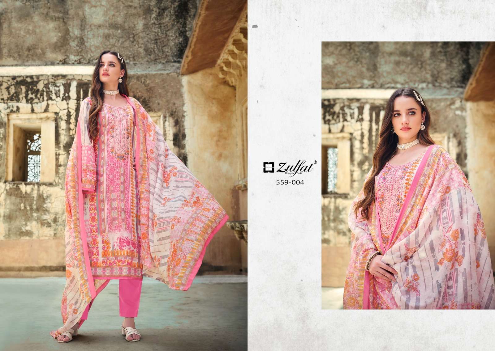 belliza designer studio rozeen cotton catchy look salwar suit catalog