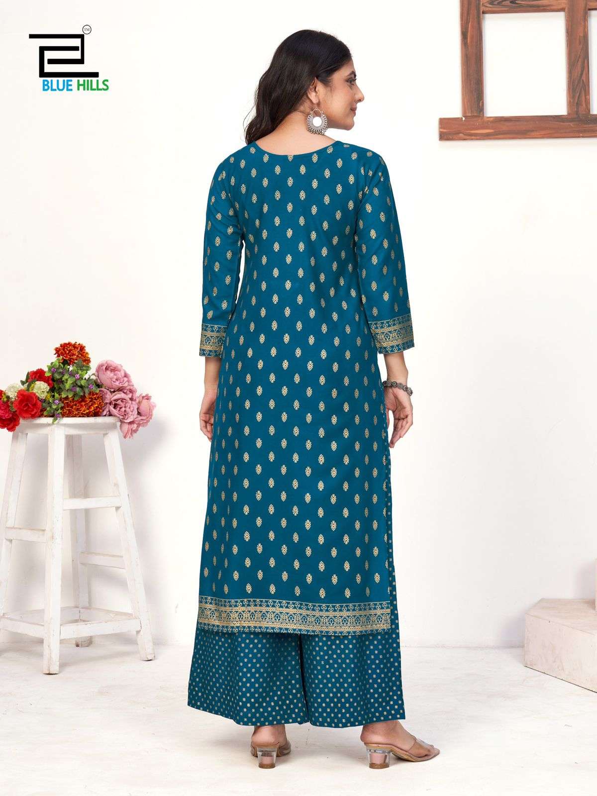 blue hills reels rayon elegant kurti catalog