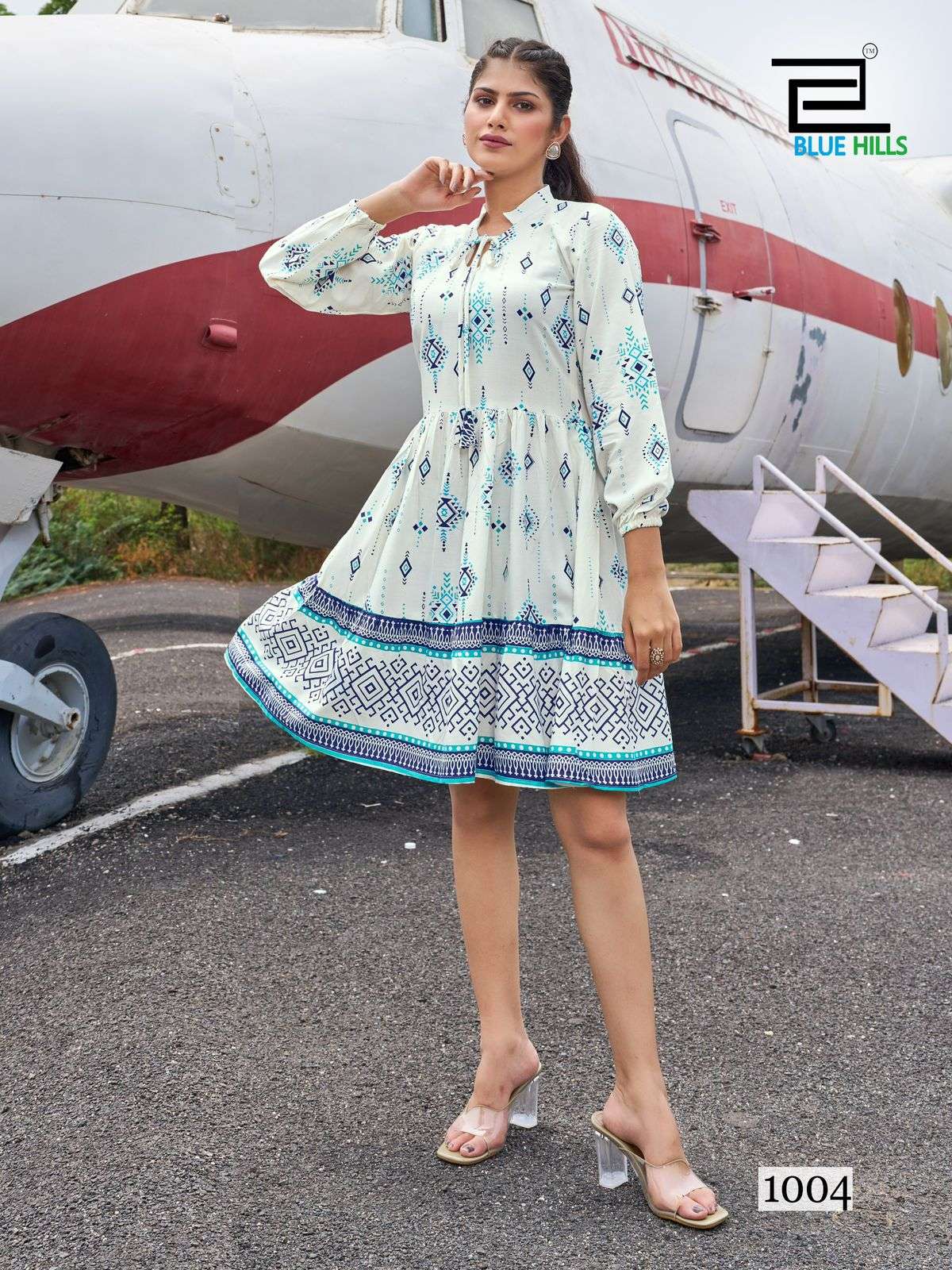 bluehills netflix rayon innovative look kurti catalog