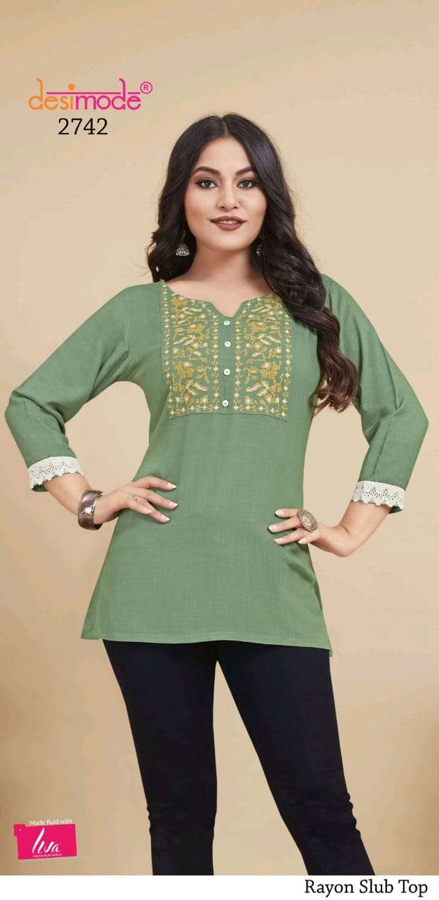 desimode pick n choose fancy regal look kurti size set