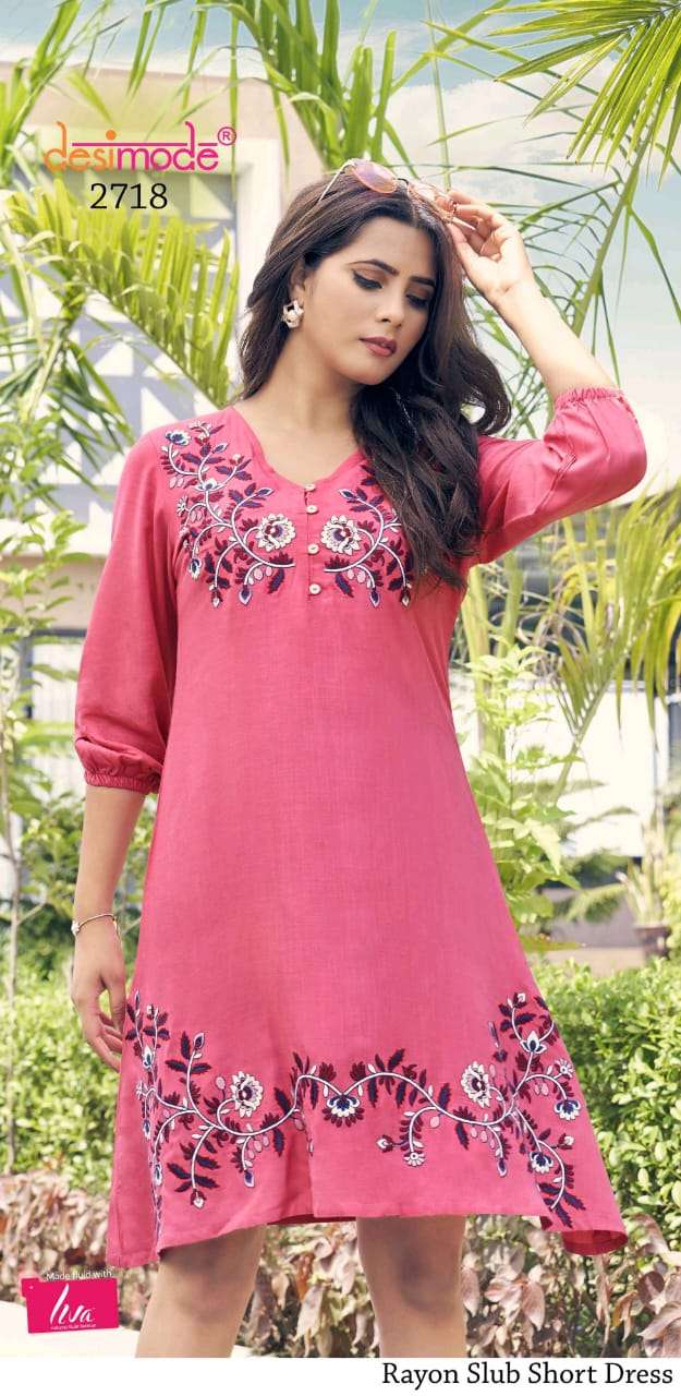 desimode pick n choose fancy regal look kurti size set