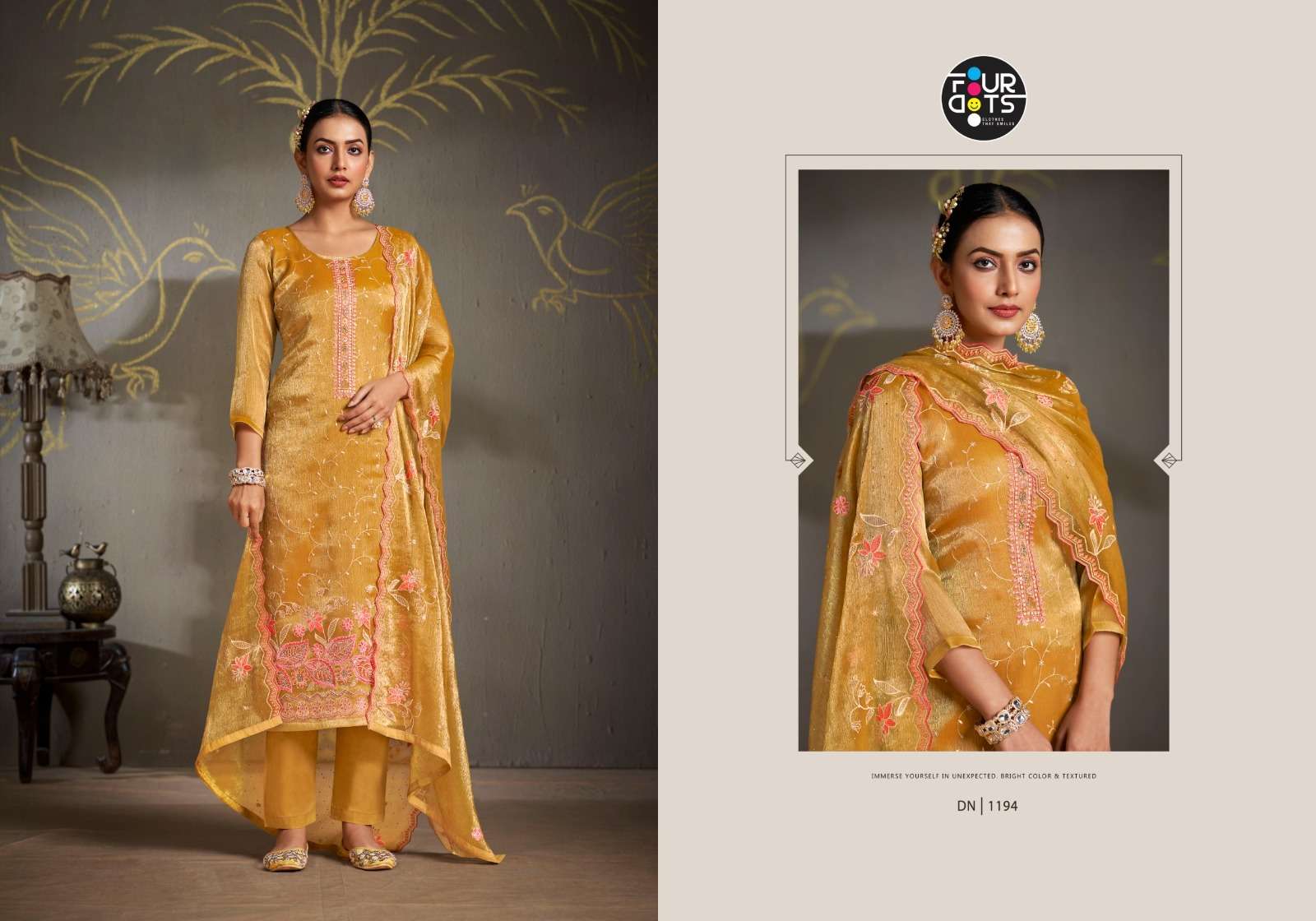 fourdots rahat Jimmy Chu Berberry With Heavy Work And Diamond Work elegant salwar suit catalog