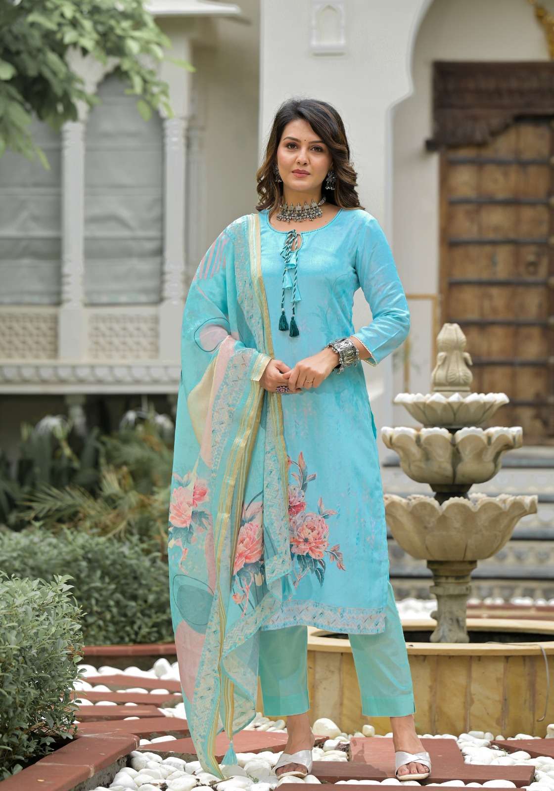 Khazana Suit label khoj D n 9751 52 cotton beautiful look top bottom with dupatta size set