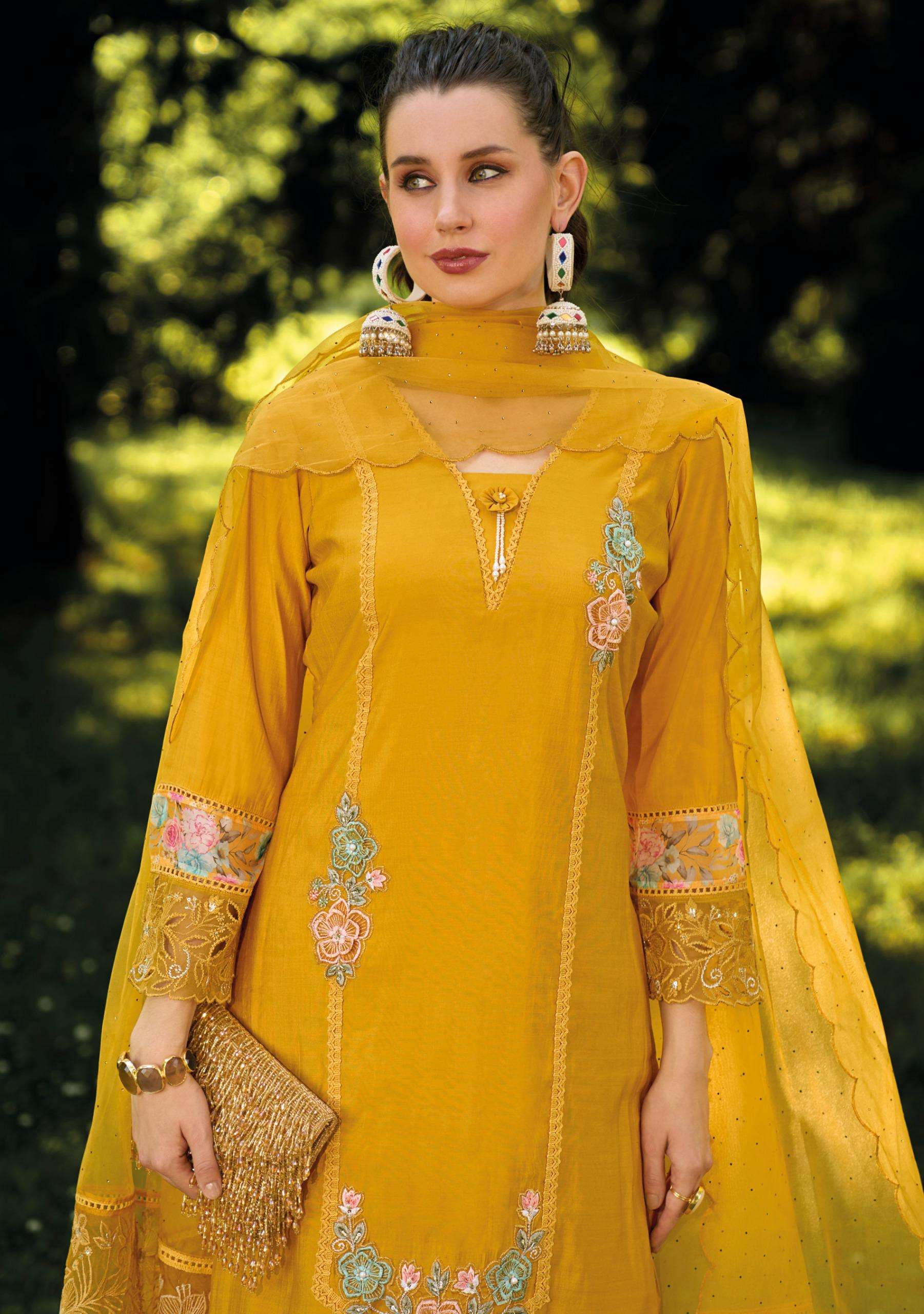 lady leela ibadat 03 viscose 03 elegant look top bottom with dupatta catalog