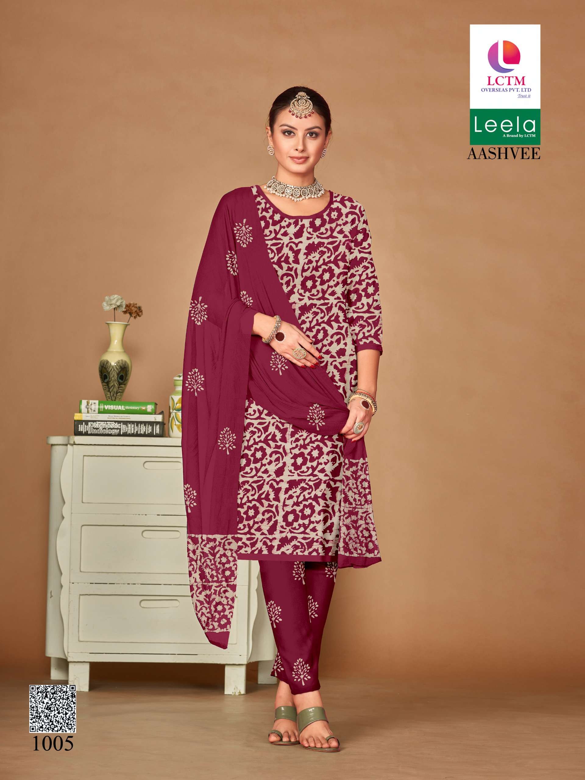 lctm overseas aashvee cotton satin innovative look salwar suit catalog