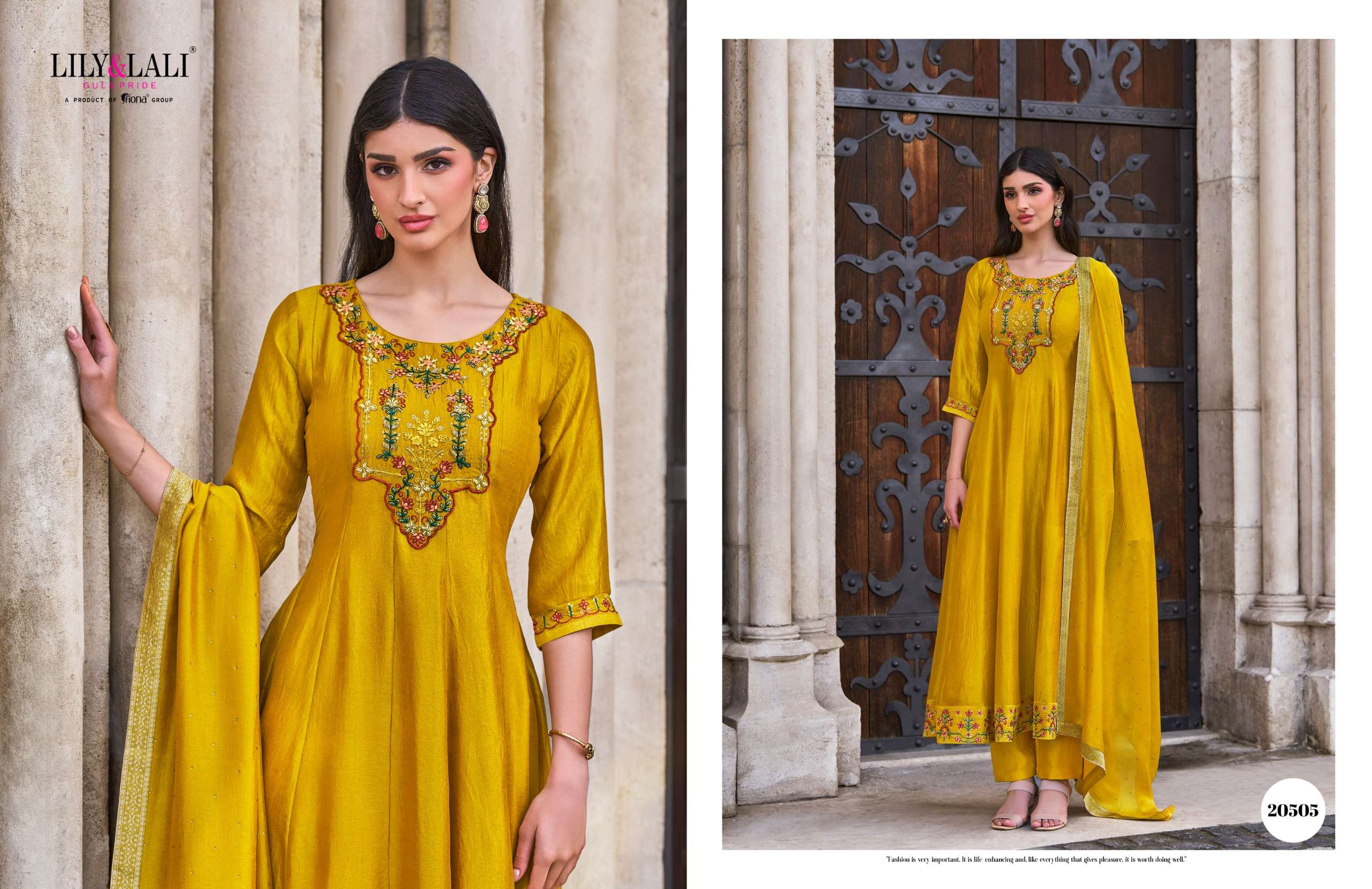 lily and lali Bibbojaan vichitra silk regal look top bottom with dupatta catalog