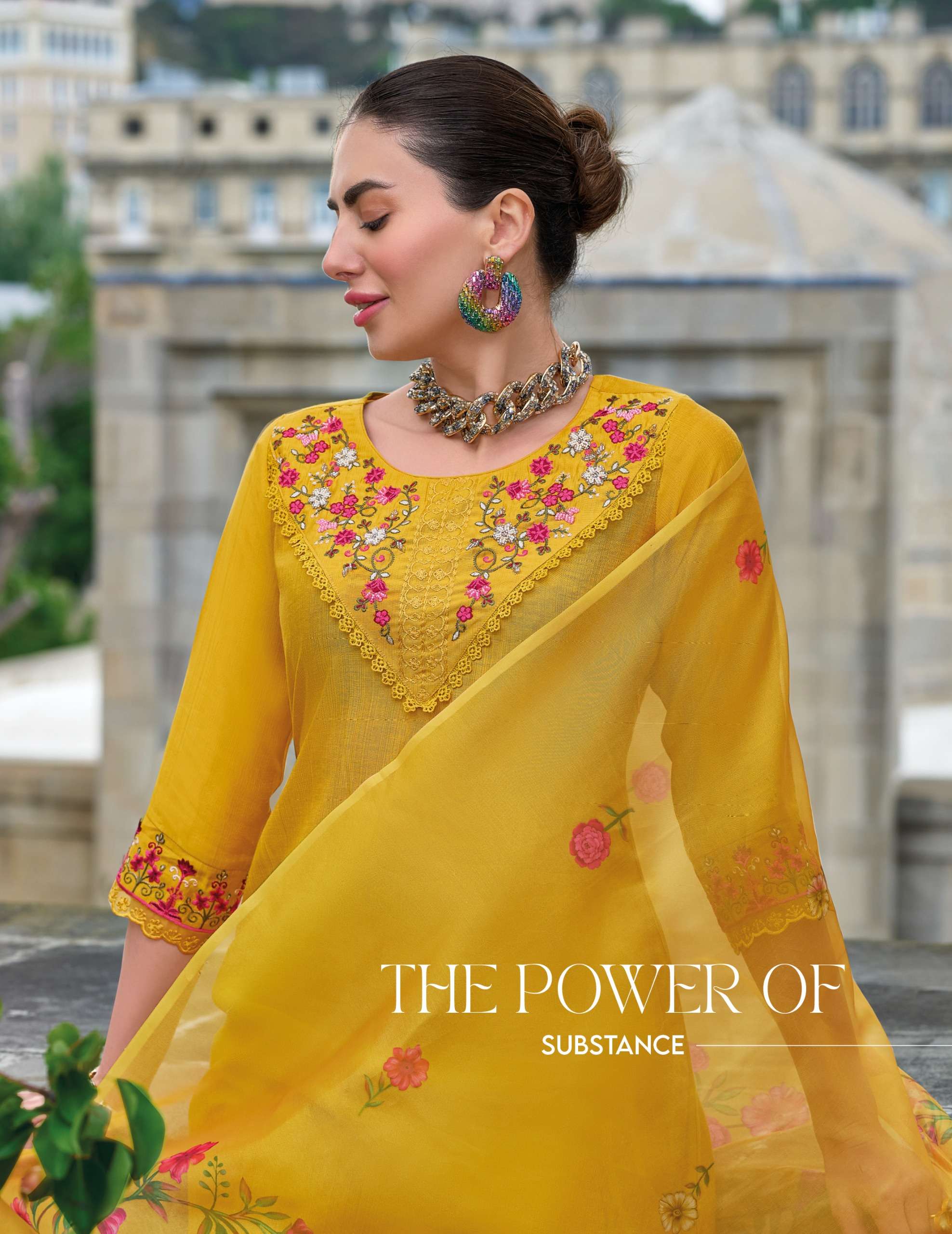 lily and lali malvika 2 viscose regal look top bottom with dupatta catalog